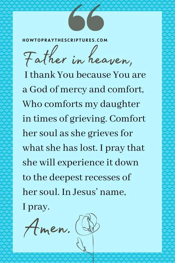 Father in heaven, I thank You because in Christ You hear every prayer that we say.