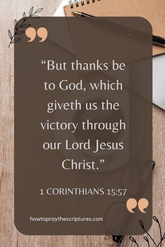 Colossians 3:17 says, “And whatsoever ye do in word or deed, do all in the name of the Lord Jesus, giving thanks to God and the Father by him.”