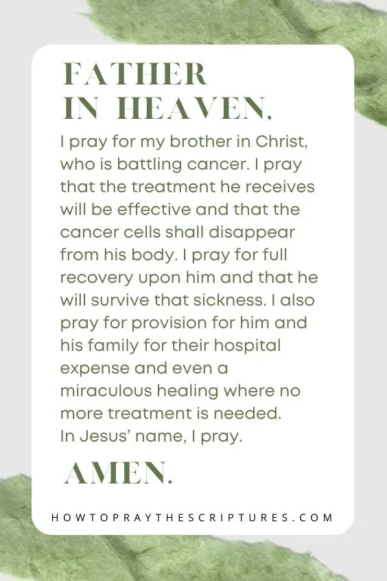 Father in heaven, You are the God almighty Who is capable of healing every sickness and disease