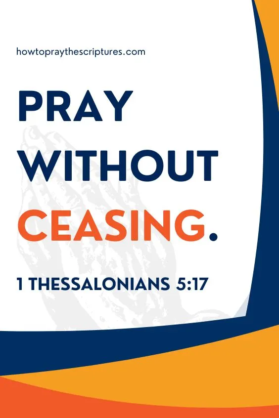 How To Pray Without Ceasing