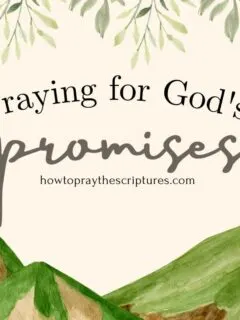 Praying for God's promises