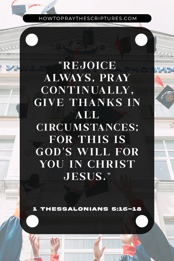 A Graduation Prayer for My Son