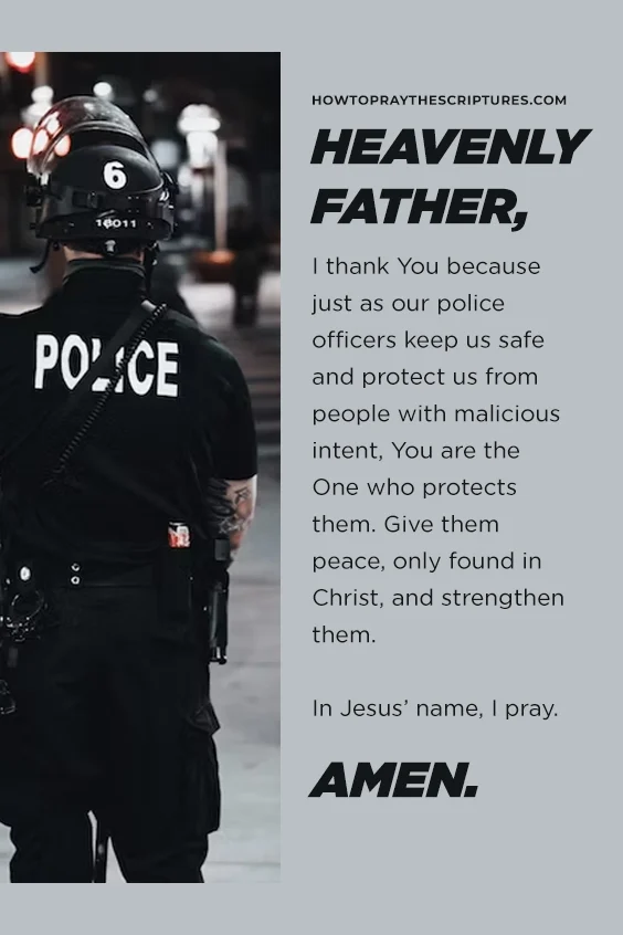 A Police Officer&rsquo;s Prayer