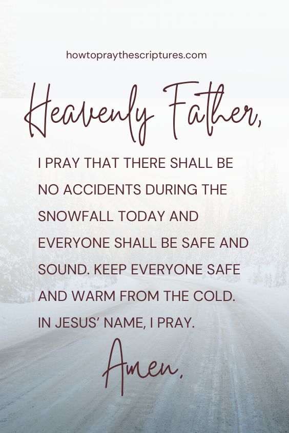 How to Pray for a Snow Day