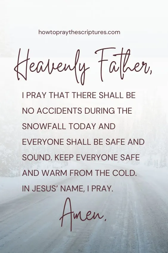How to Pray for a Snow Day