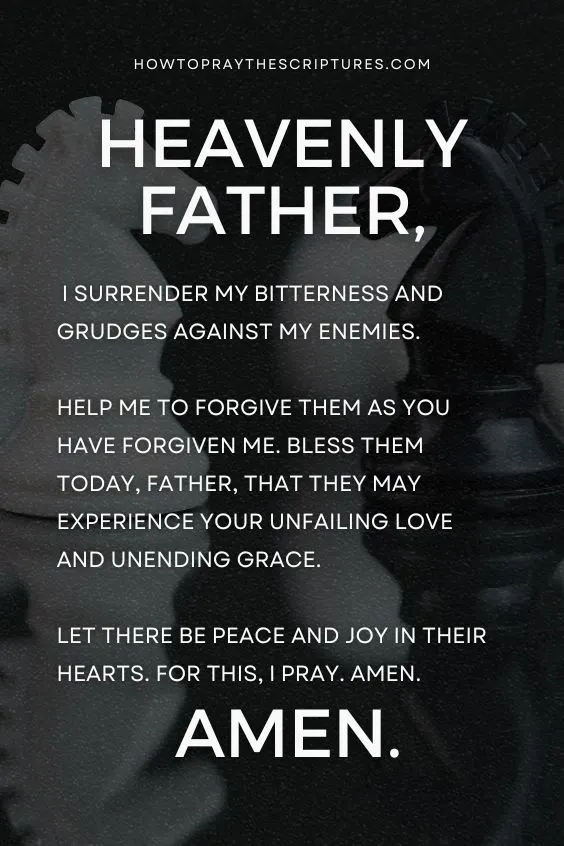 What Prayer Can I Pray for My Enemies?