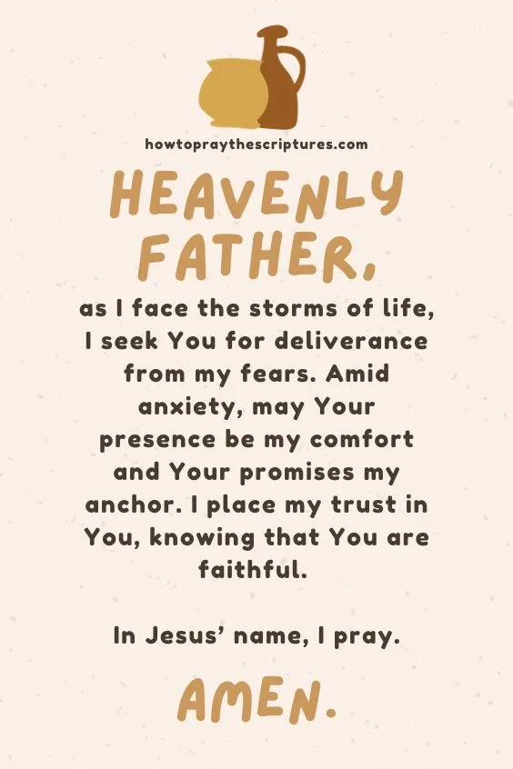 A Good Prayer for Anxiety
