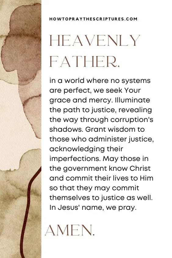 A Prayer For Injustice