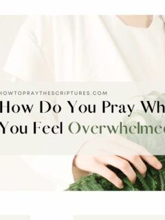 How Do You Pray When You Feel Overwhelmed?