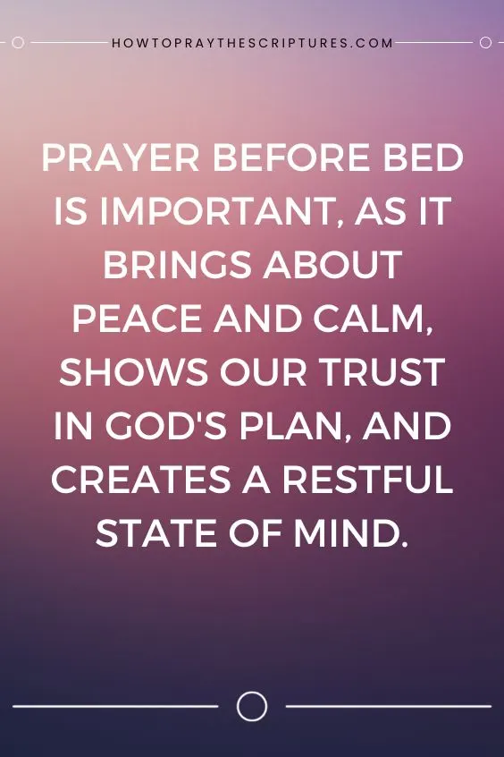 How do you ask God for peaceful sleep?