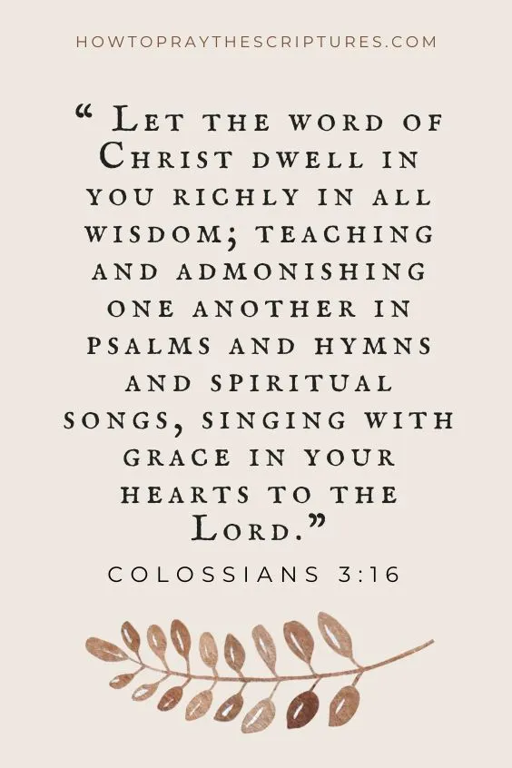 How to Pray a Psalm