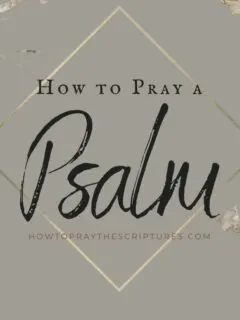How to Pray a Psalm