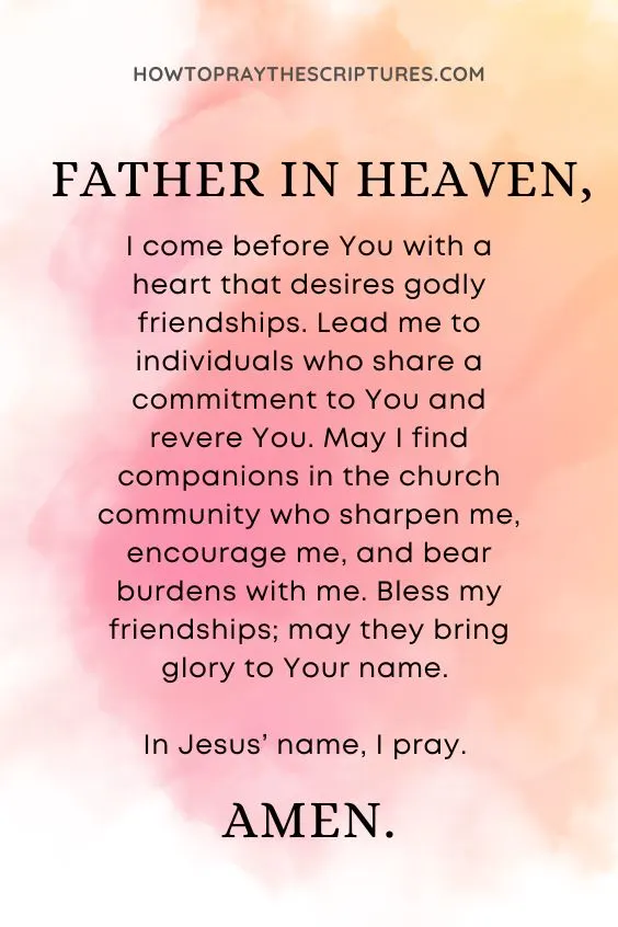How to Pray for a Friend