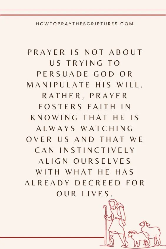 Can Prayer Change the Will of God?