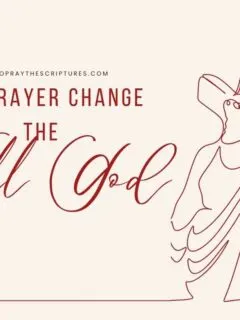Can Prayer Change the Will of God?