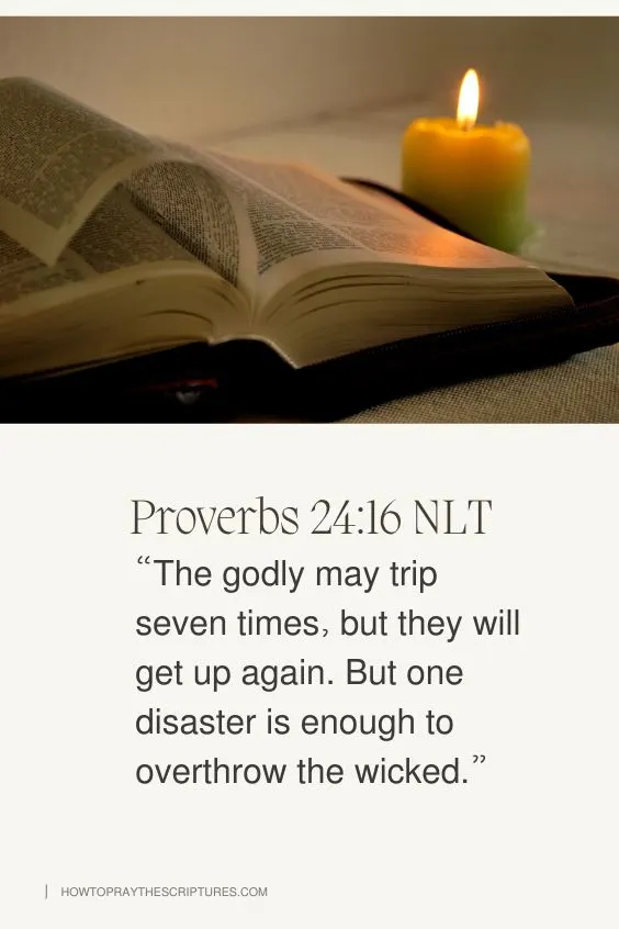 Declare the Strength of God will pick You up No matter How many times you fall