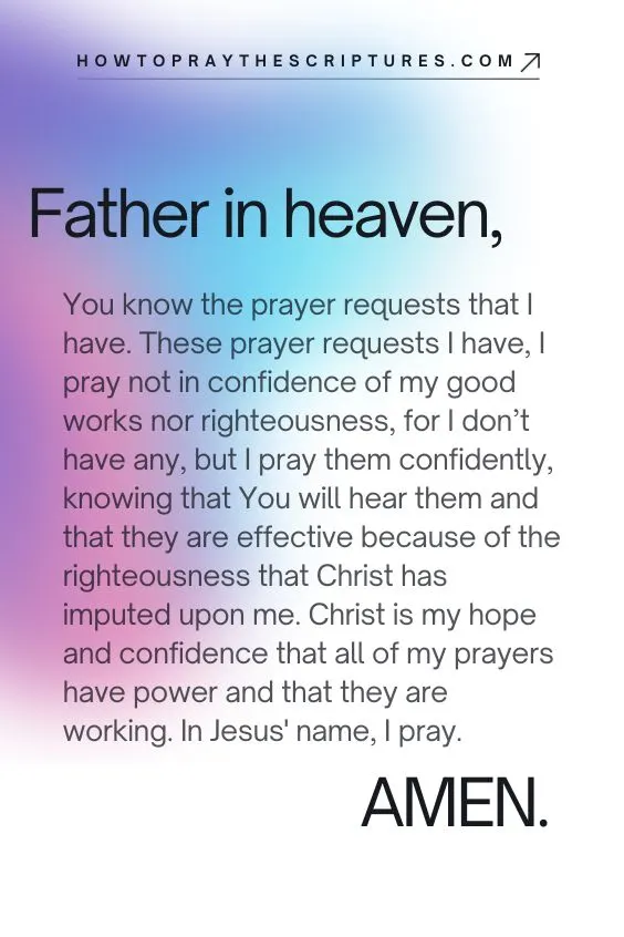 How To Learn To Pray Effectively