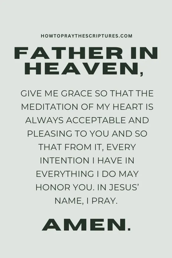 How To Pray With Intention