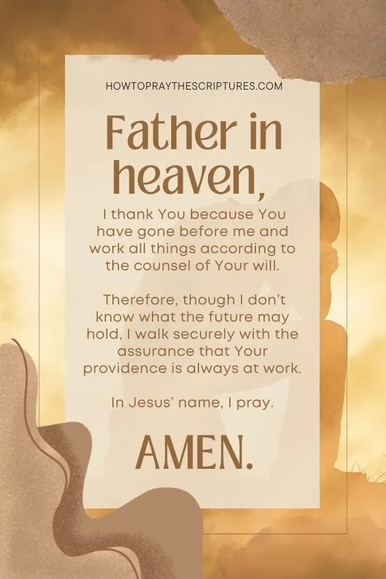 A Good Prayer in Uncertainty