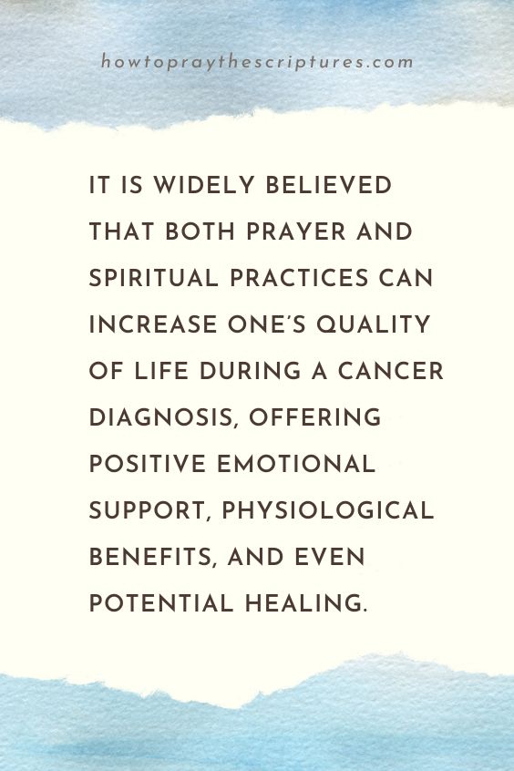 Can Prayer Cure Cancer?