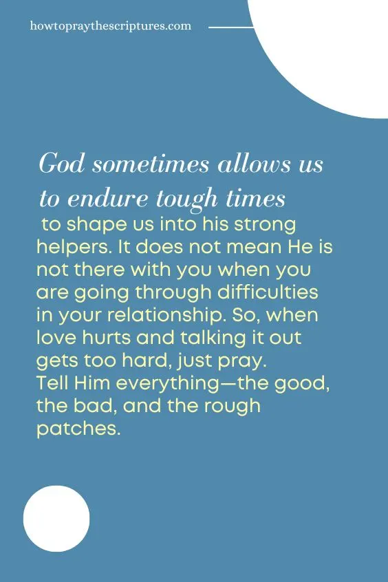 How To Pray For A Struggling Relationship