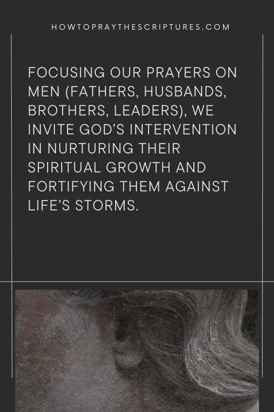 How To Pray For Men