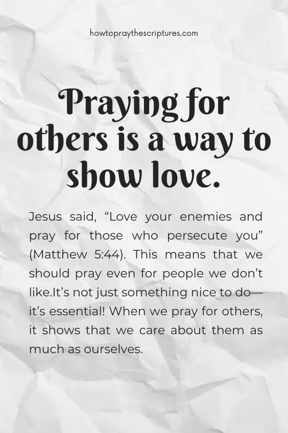 How To Pray For People