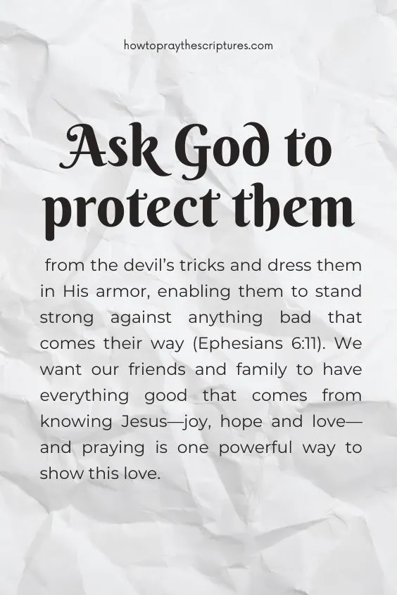 How To Pray For People