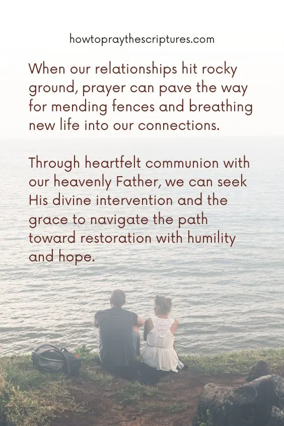 How To Pray for Relationship Restoration