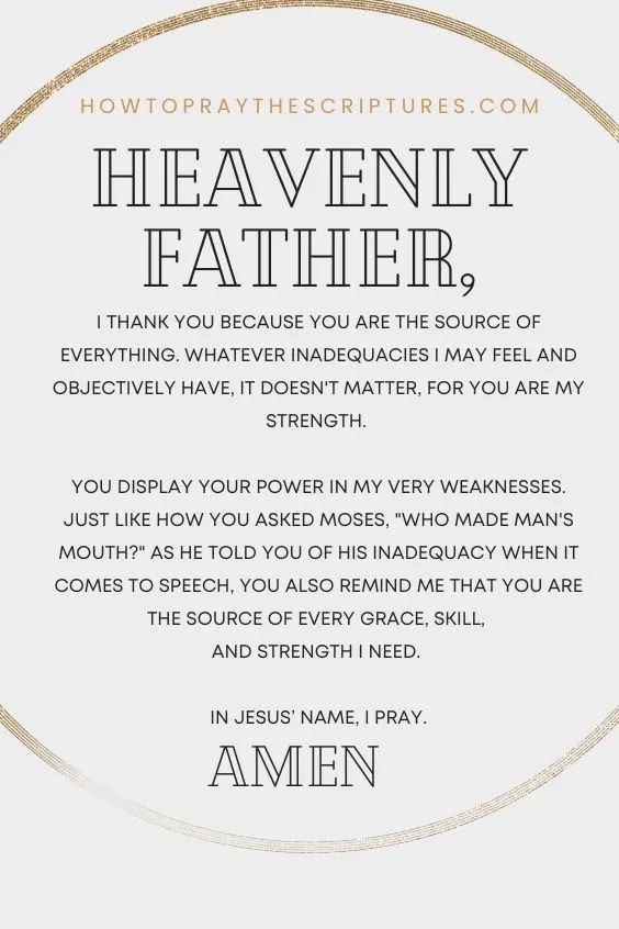 How to Pray When You Feel Inadequate