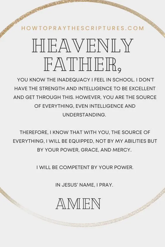 Father in heaven, I thank You because in whatever season You have called me, You are the One who equips me. Despite my weaknesses, You display Your power and grace in me, making me strong. Help me always to serve You in dependence on Your grace and not in my capabilities. In Jesus&rsquo; name, I pray. Amen.