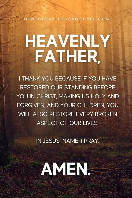 How to Pray for Restoration