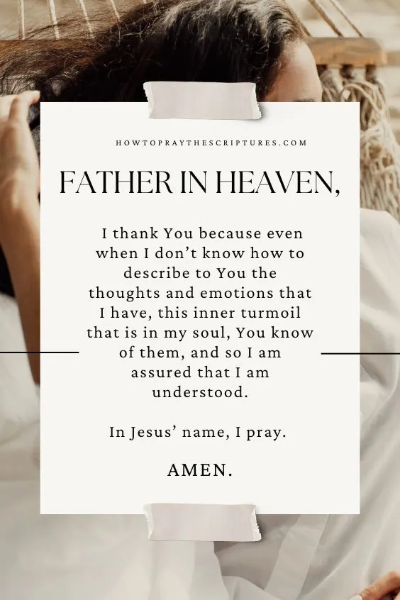 How to Pray When You Don't Know What to Pray