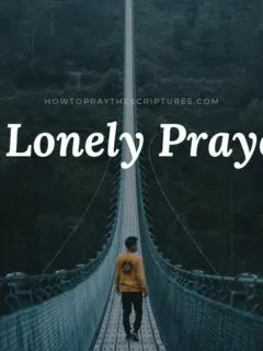 A Lonely Prayer