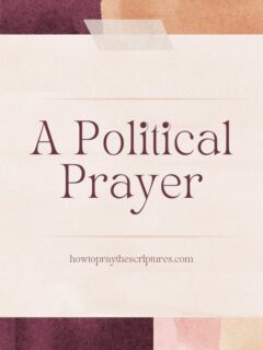 A Political Prayer