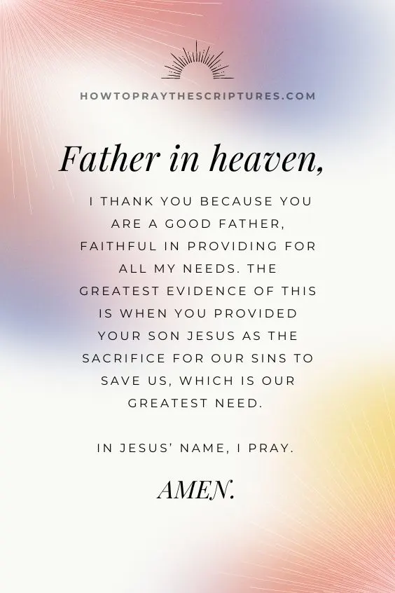 How To Pray for Others Needs