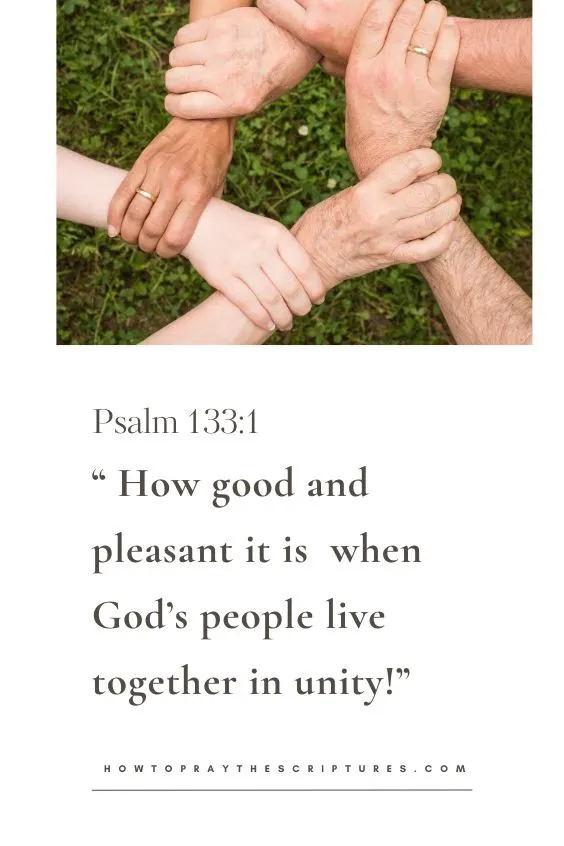 How good and pleasant it is when God&rsquo;s people live together in unity!