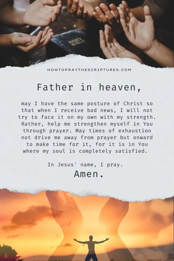 How to Sit and Pray