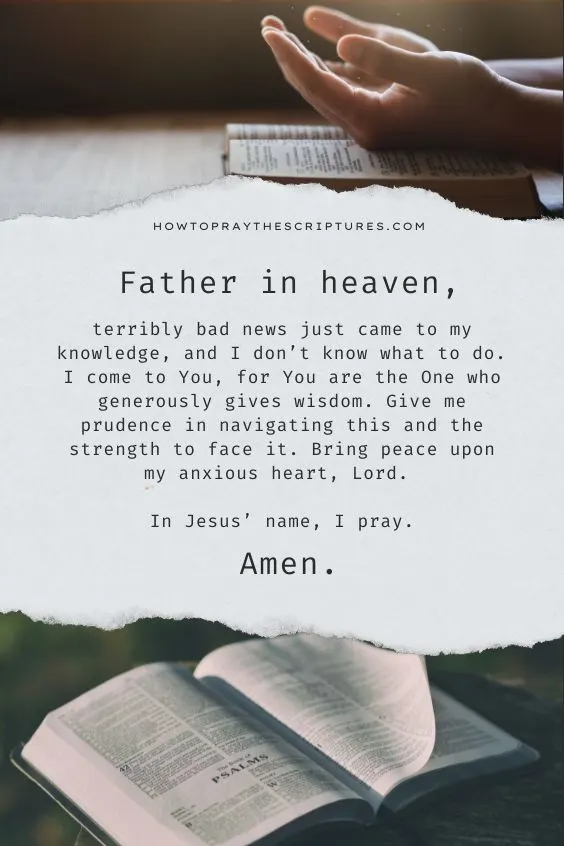 How to Sit and Pray