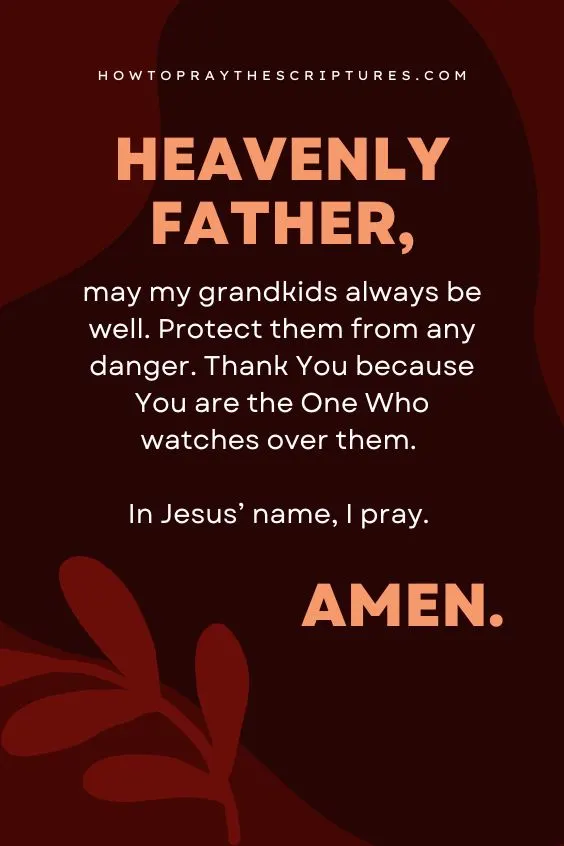 A Grandma’s Prayer for Her Grandkids