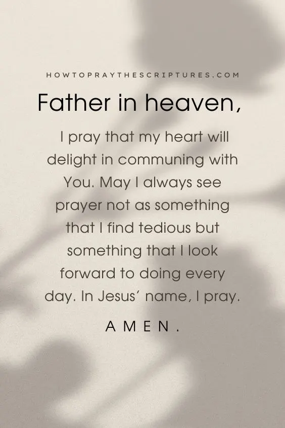 A Heart for Prayer