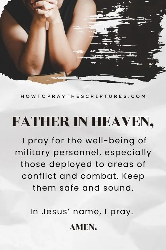 A Military Wife Prayer for the Deployed