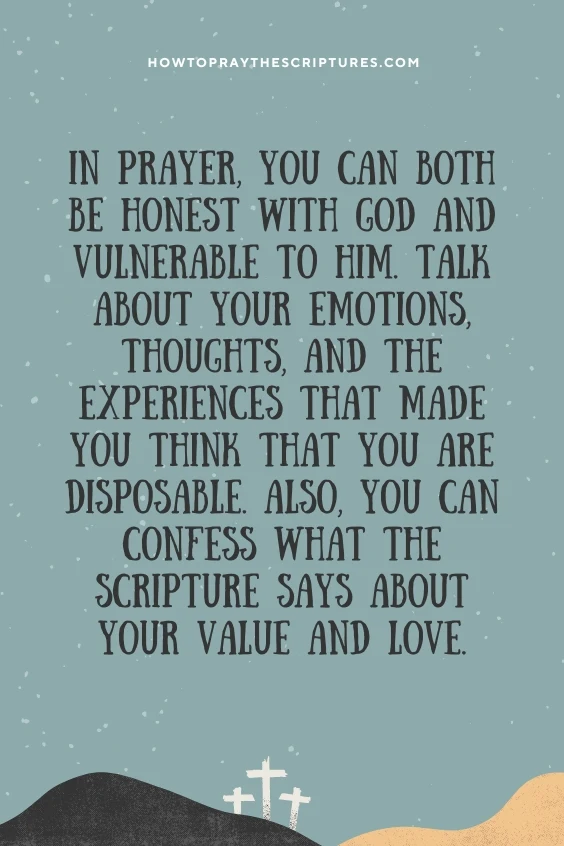 A Good Prayer When Feeling Disposable