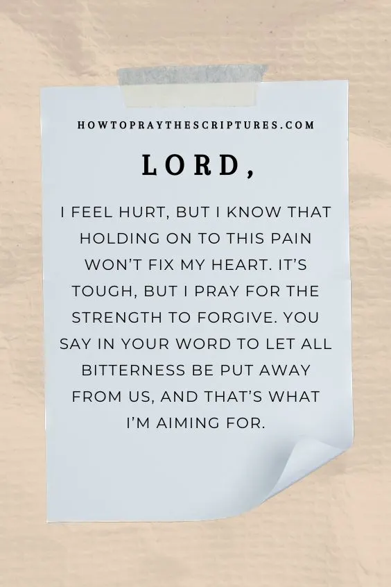 How Do You Pray for Someone Who Broke Your Heart?