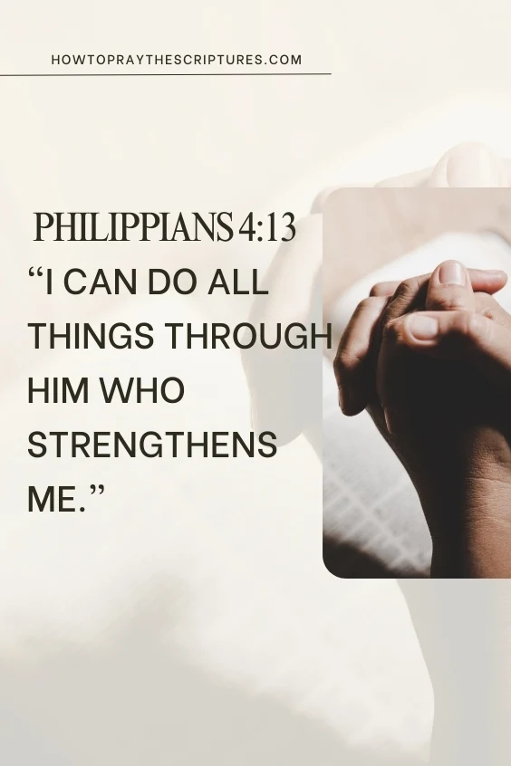 &ldquo;I can do all things through Him who strengthens me