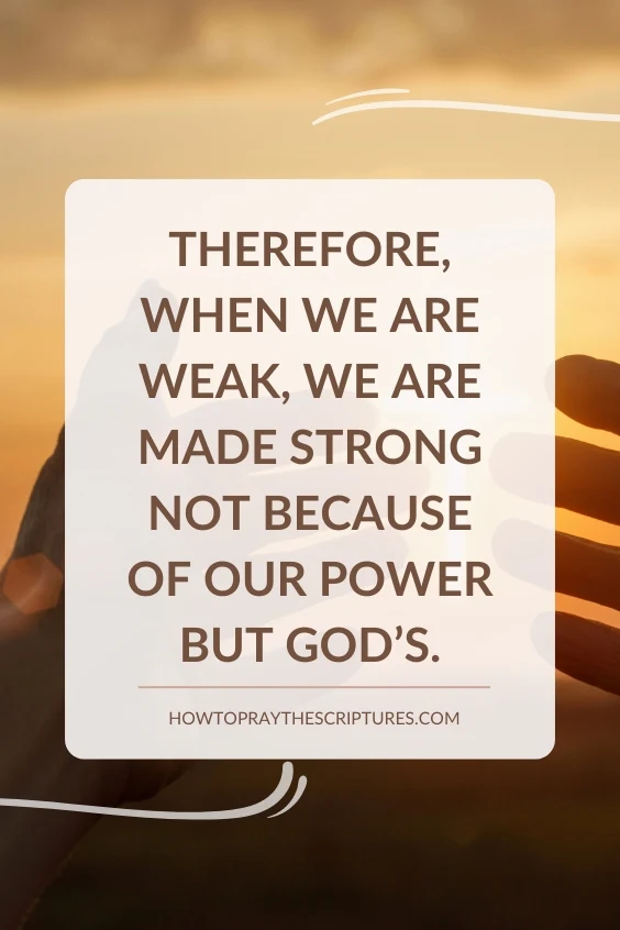 A Prayer for Weakness