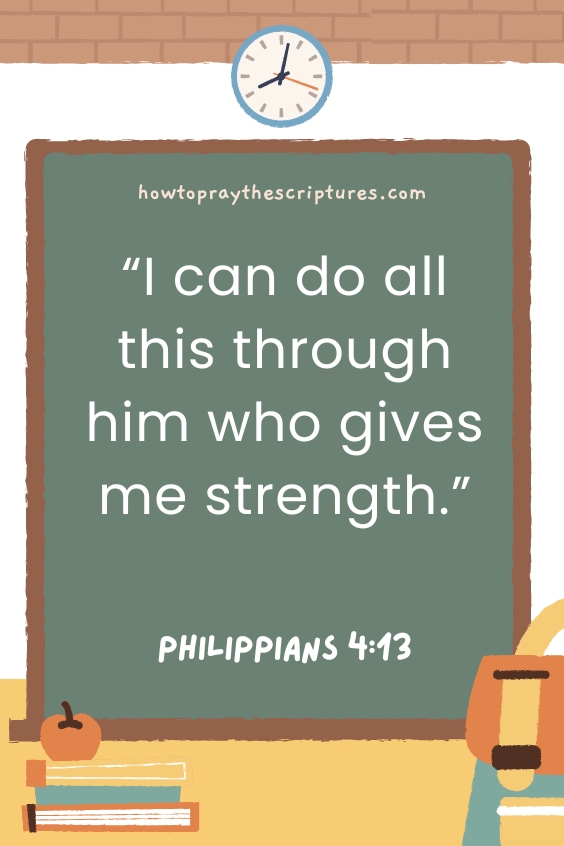 I can do all this through him who gives me strength