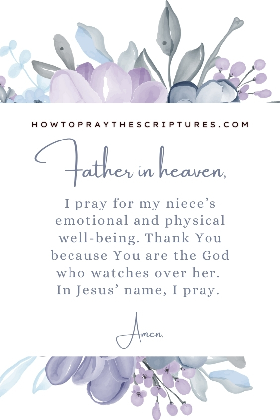A Healing Prayer for My Niece