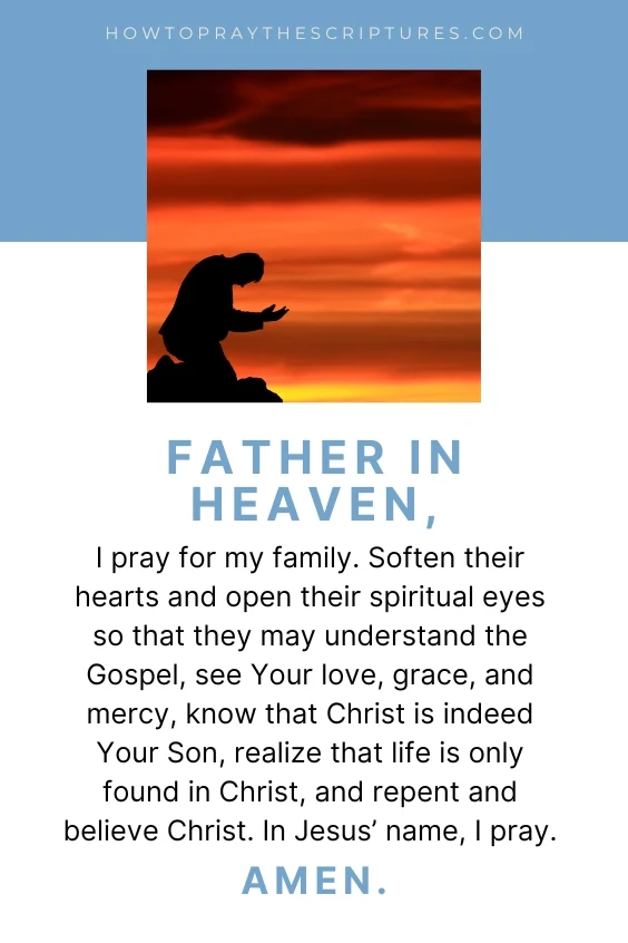 How to Pray for the Salvation of a Family