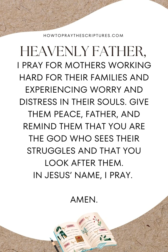 A Good Prayer for a Hard-Working Mother